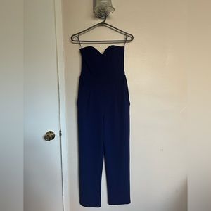 Express strapless jumpsuit NWOT